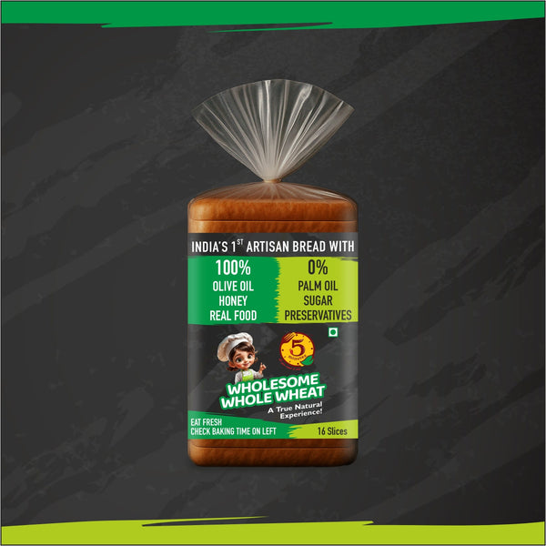 Wholesome Whole Wheat Bread 400g